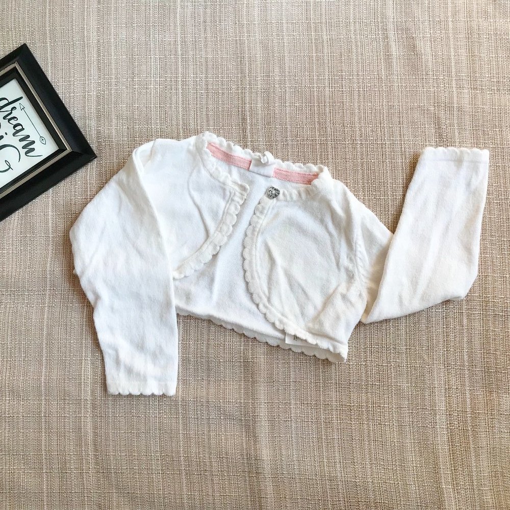 H&M Fine Knit Bolero Sweater For Baby Girls